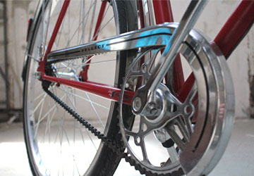 Bicyclette monovitesse, roue 650B, cadre 57 centimètres - Atelier bicyclette Rennes
