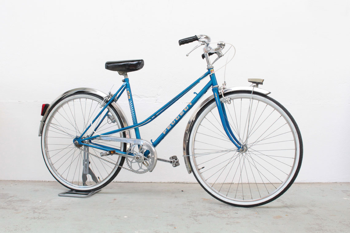 Vélo vintage pour femme restauré dans notre atelier de Rennes